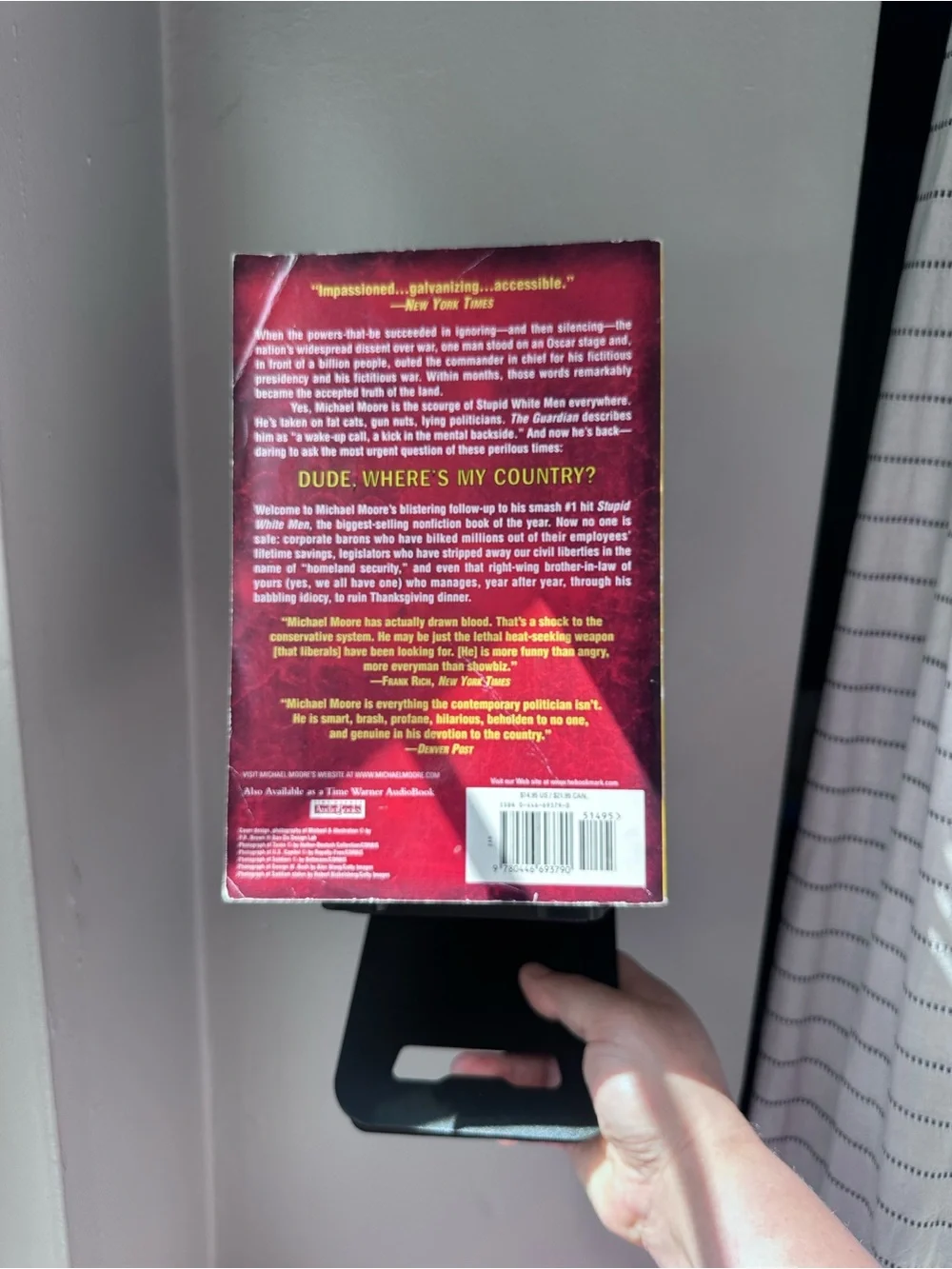 Michael Moore Dude, Where’s My Country? Paperback Book Political Satire